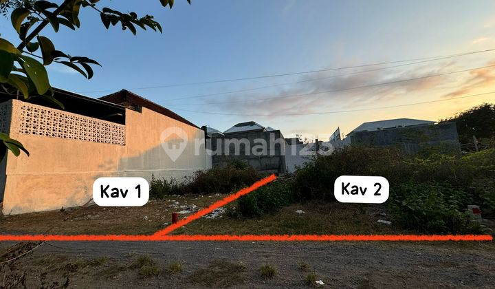 Available 2 Plot Kavling Tanah di Jalan Raya Uluwatu Ungasan. Dekat dengan New Kuta Golf