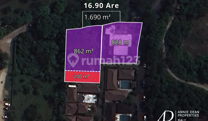 TANAH KOMERSIAL HAK MILIK DI DEKAT FOUR SEASON JIMBARAN (16,90 Are)