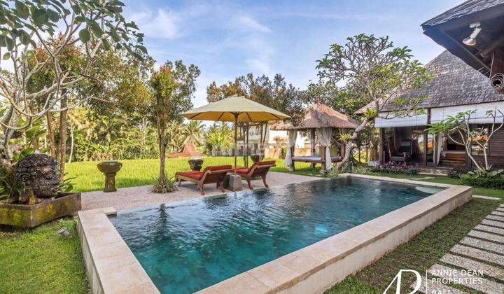 Leasehold 3 Bedroom Villa Surrounded By Rice Fields In Ubud  1