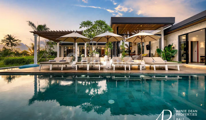 Leasehold | Luxury Villa With Rice Field & Forest Views - Ubud