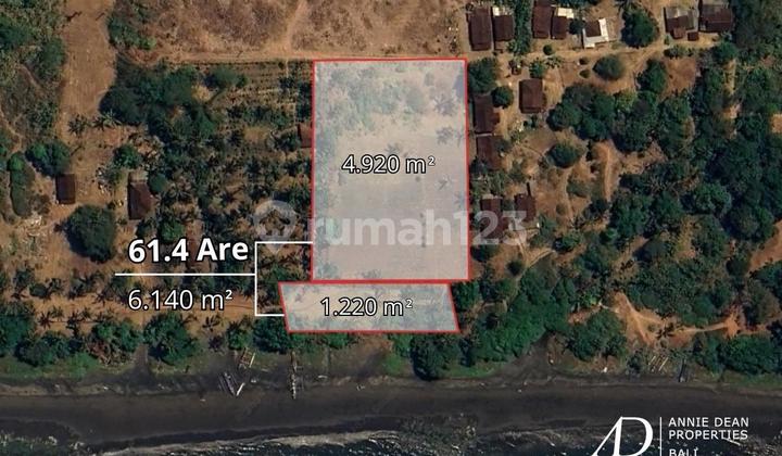 FREEHOLD BEACHFRONT LAND IN MELAYA, JEMBRANA (6,140 M2 )