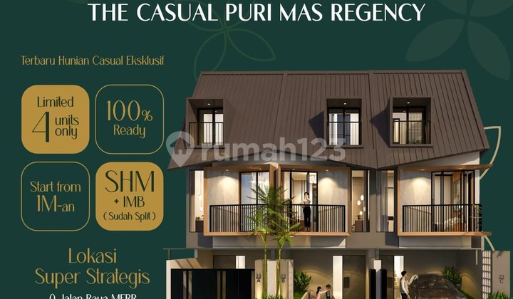 Rumah Split Level Elegan Modern Purimas Rungkut Surabaya 2