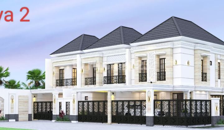 Rumah Baru Modern Mewah Di Araya 2 Row Jalan Lebar