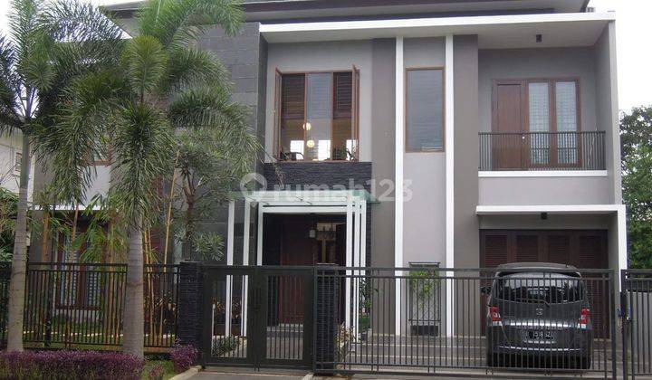 Dijual SEGERA rumah bagus, siap huni, ada Kolam Renang di Menteng Utama, Bintaro Jaya Sektor 9, Tangerang Selatan 1