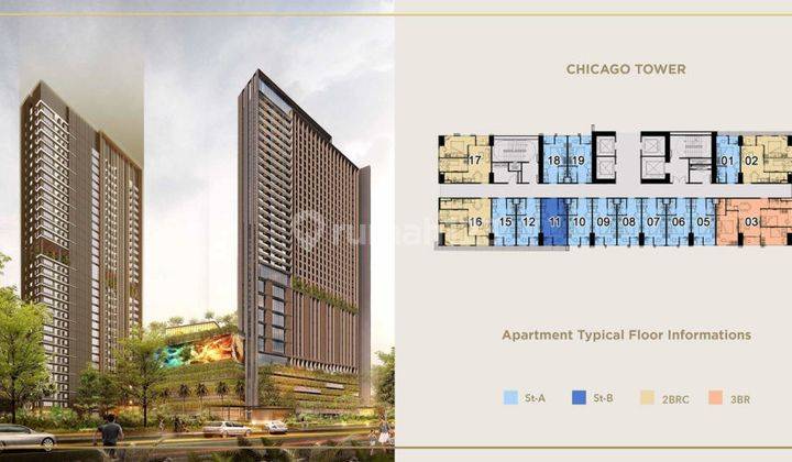 Apartemen Strategis dan Menguntungkan di Kawasan Apartemen Trans Park, Bintaro 1