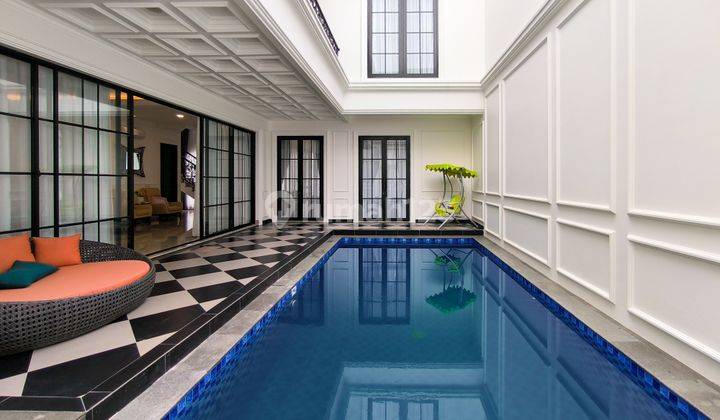 Rumah Brand New American Style dengan Pool di Bintaro Sektor 7, Tangerang Selatan 2