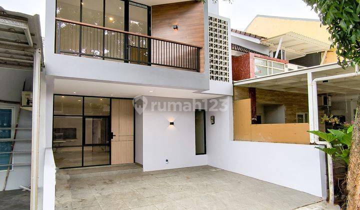 Rumah Baru Modern Minimalis Siap Huni di Mahagoni Park, Graha Bintaro  1