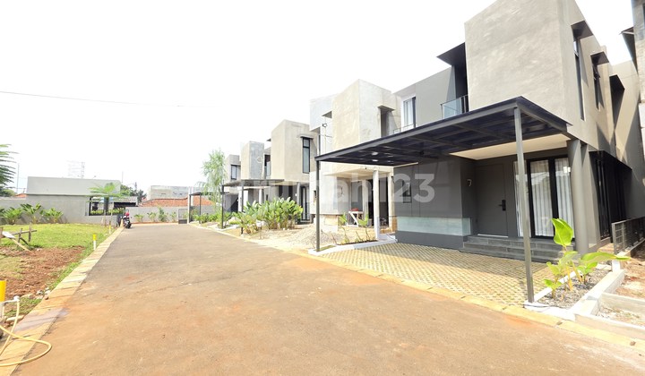 Rumah Cluster Baru Lokasi Strategis dkt Pintu Tol Pamulang di Jl RE Martadinata, Ciputat, Tangerang Selatan 