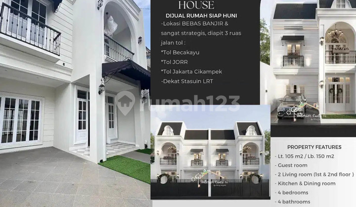 American Classic Style House in Caman Kalimalang, Bekasi 2