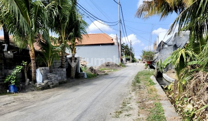 Tanah Pantai Cemagi Badung View Sawah Zona Pariwisata 