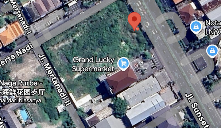 Land for Lease on Sunset Road, Kuta, Hook Position Land for Lease on Sunset Road, Kuta, Hook Position