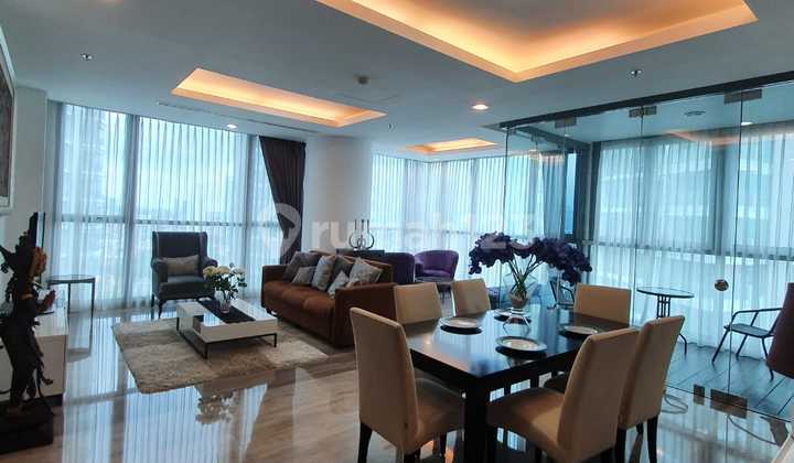 Rent Kemang Village Apartment 3 Bedroom Mid Floor Furnished 2