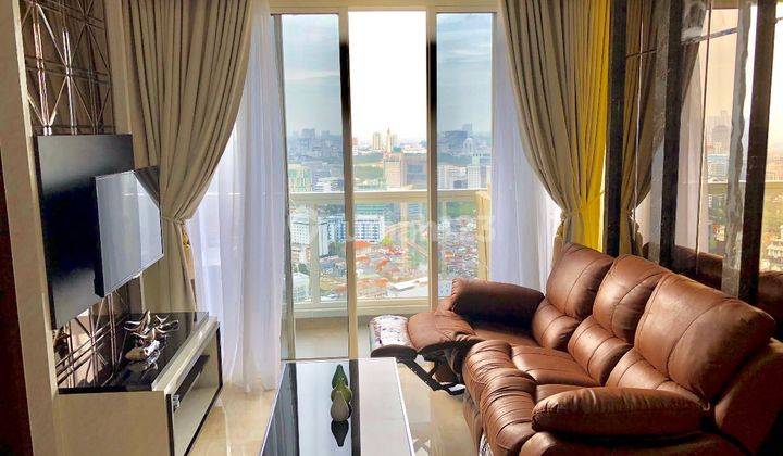 Sewa Apartemen Menteng Park 2 Bedroom Lantai Atas Pojok View Monas 1