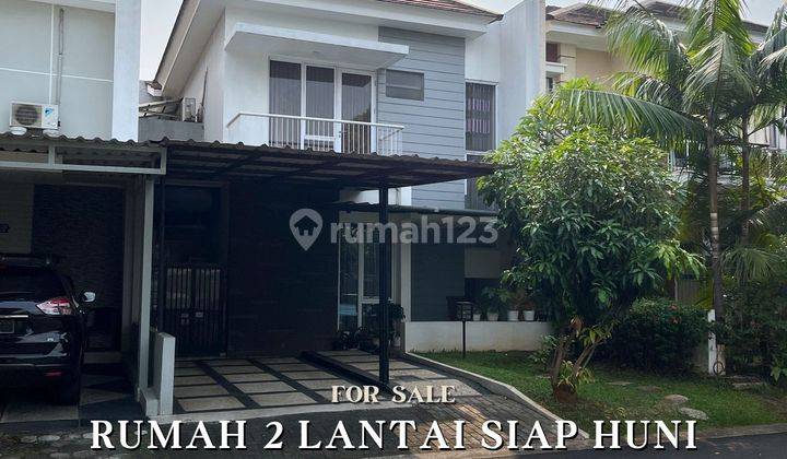 dijual rumah minimalis modern 2 lantai siap huni 1