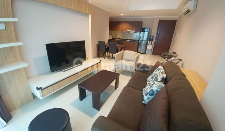 Sewa Apartemen Denpasar Residence 2 Bedroom Lantai Rendah Furnished