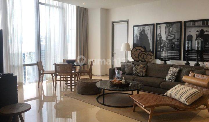 For Rent Apartment Senopati Suites 2 Bedrooms Middle Floor Furnished 1