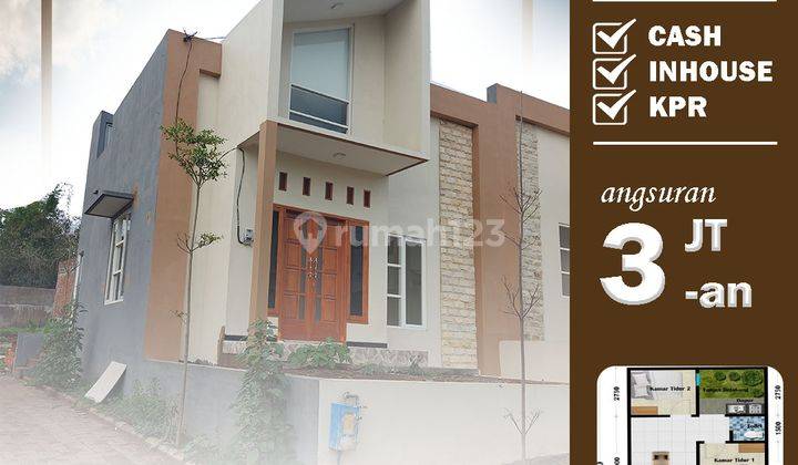 Rumah modern desain Villa bisa KPR dan Inhouse 7