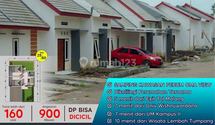 Rumah Subsidi Murah Lokasi Dekat Tol Sawojajar 1