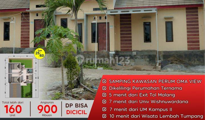 Rumah Subsidi Murah Lokasi Dekat Tol Sawojajar 2