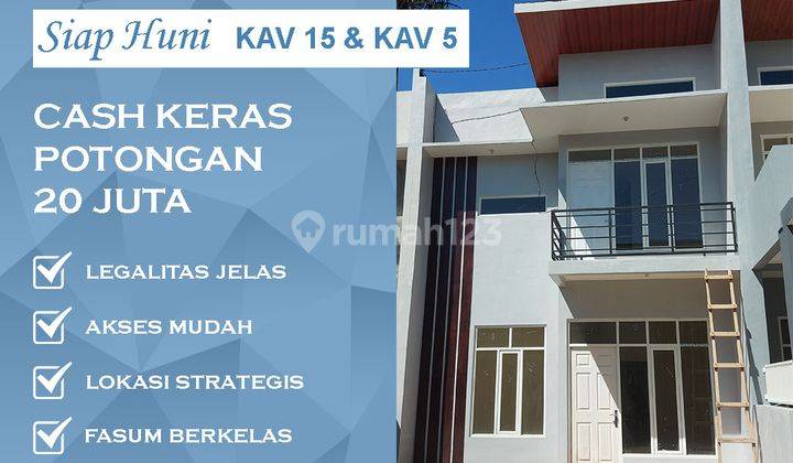 Rumah Modern Siap Huni Lokasi Dekat Kampus Binus Malang 1