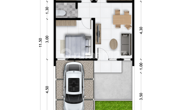 Rumah Modern Lokasi Strategis di Lowokwaru Malang 2