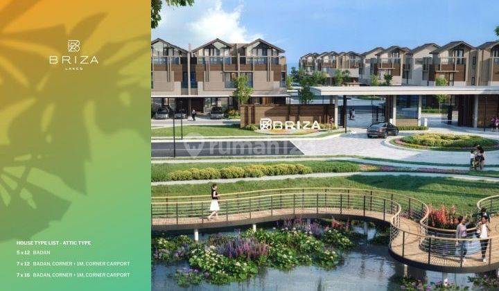 Cluster Briza Lake By Summarecon Tangerang Dekat Pintu Tol Bitung Serpong Tangerang Banten 1