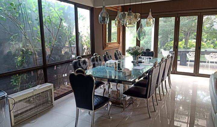 Rumah Super mewah semi furnish kawasan elite lingkungan asri rindang nyaman langka di de Brassia de Park BSD  2