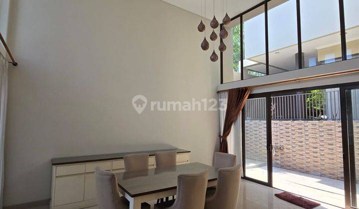 cepat rumah semi furnish langka Brassia de Park BSD 9