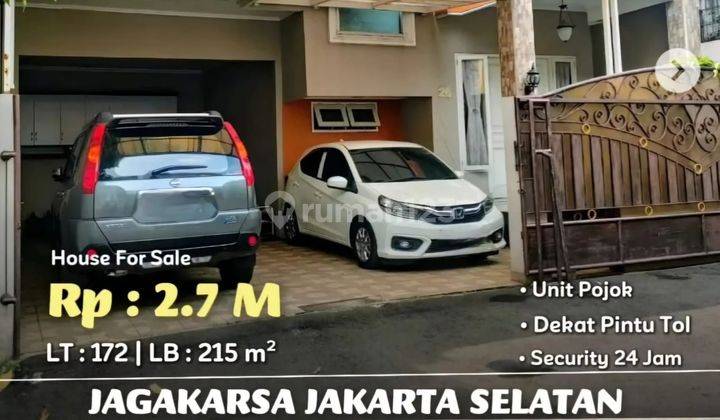 Rumah 2 Lantai 172 M2 2 Lantai SHM Di Jagakarsa Jakarta Selatan 1