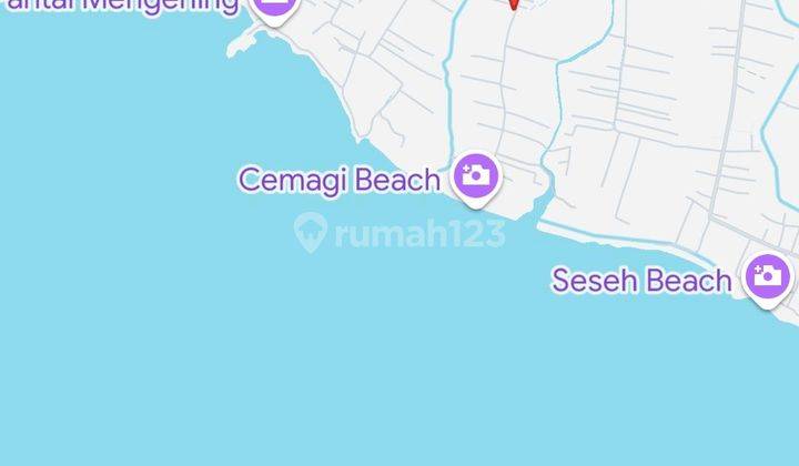 Land 200 M2 Shm 600 Meters From Cemagi Beach Villa Area Near Canggu Land Lot Bali 1