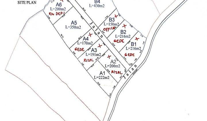 Plot of land 400m2 in Munggu near Cemagi Beach Tabanan Bali 1