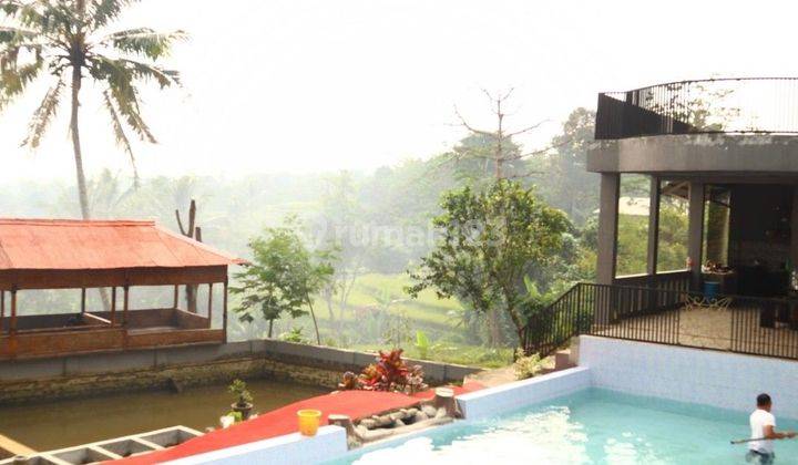 Rumah Villa Di Pinggir Jalan 5.500 M2 View Sawah Di Subang Jawa Barat 1