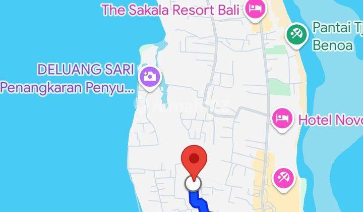 Tanah 1.080 M2 Shm Zona Kuning Di Tanjung Benoa Nusa Dua Balli 1