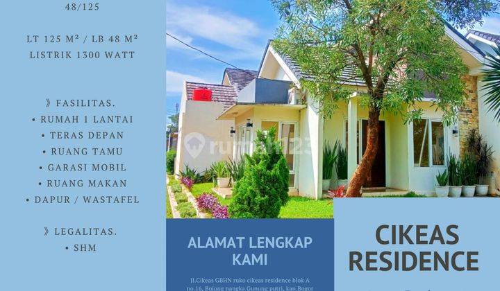 Hunian Mewah di Cibubur siap Huni dengan harga yang ramah dikantong 1