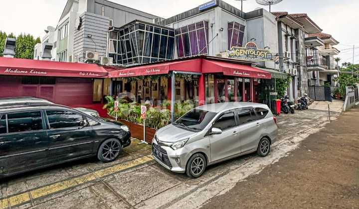Rumah Hoek Usaha Resto Cafe 481m2 Dua Lantai Kemang