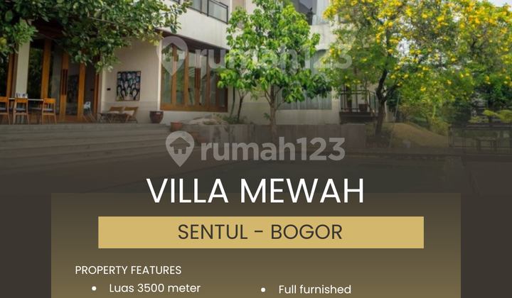 FOR SALE LUXURY VILLA IN SENTUL - BOGOR FOR SALE LUXURY VILLA IN SENTUL - BOGOR
