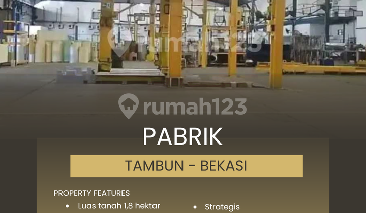FOR SALE FACTORY IN BEKASI FOR SALE FACTORY IN BEKASI