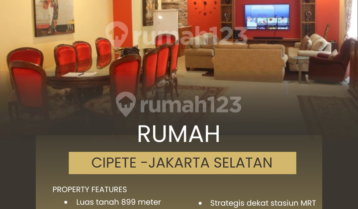 House Near MRT Station in Cipete - South Jakarta