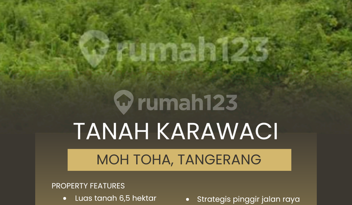 Commercial Land Karawaci 6.5 Hectares Tangerang