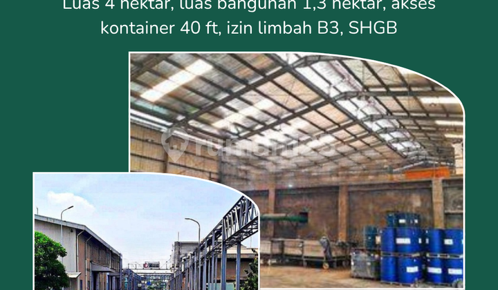 4 Hectare Factory in Jababeka Industrial Estate, Cikarang - West Java