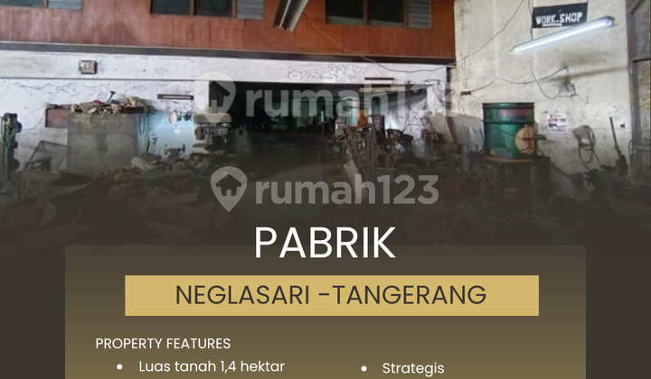 For Sale Factory in Neglasari Tangerang