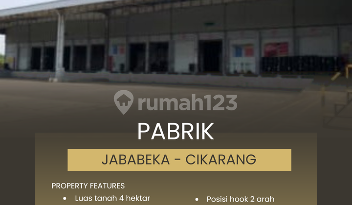 Jababeka 4 Hectare Factory Cikarang West Java