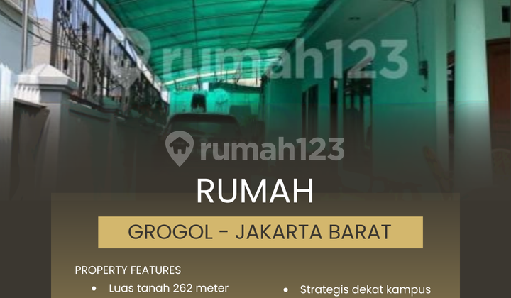 Rumah 260 Meter Strategis Dekat Kampus, Grogol - Jakarta Barat Rumah 260 Meter Strategis Dekat Kampus, Grogol - Jakarta Barat
