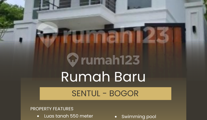 Rumah Baru 550 Meter di Sentul, Bogor - Jawa Barat
