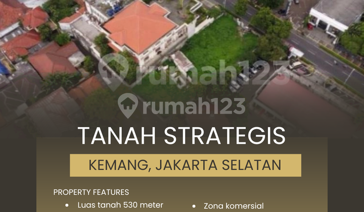 Kemang 530 Square Meters Strategic Land South Jakarta