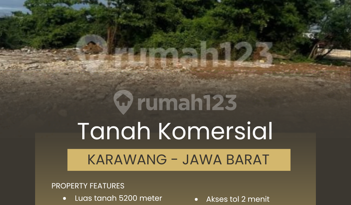 Tanah Komersial 5200 Meter Strategis, Karawang Barat - Jawa Barat Tanah Komersial 5200 Meter Strategis, Karawang Barat - Jawa Barat