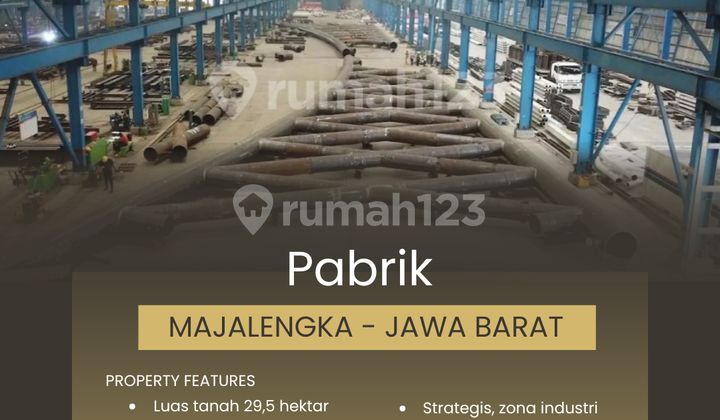 FOR SALE FACTORY IN MAJALENGKA