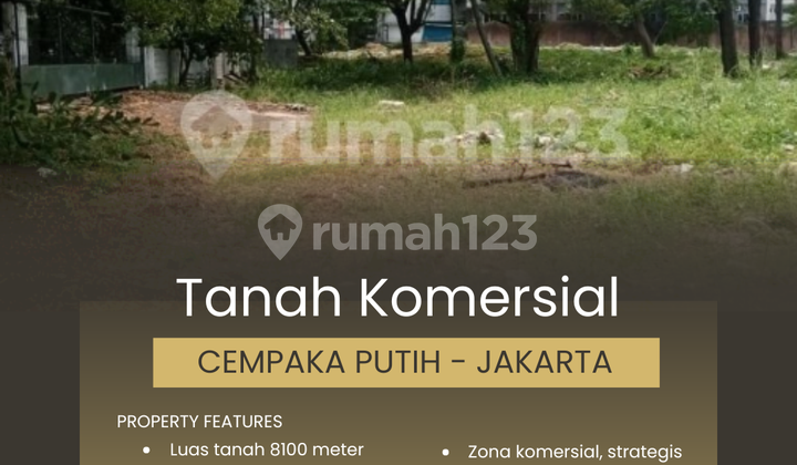 Tanah Komersial 8100 Meter, Cempaka Putih - Jakarta Pusat Tanah Komersial 8100 Meter, Cempaka Putih - Jakarta Pusat