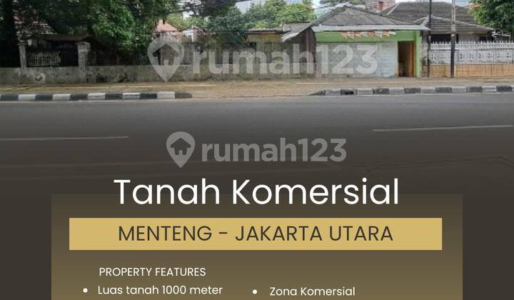 Tanah Komersial 1000 Meter di Menteng, Jakarta Pusat Tanah Komersial 1000 Meter di Menteng, Jakarta Pusat