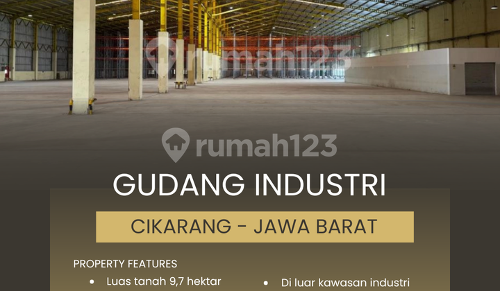 Gudang Strategis 9,7 Hektar Cikarang Jawa Barat